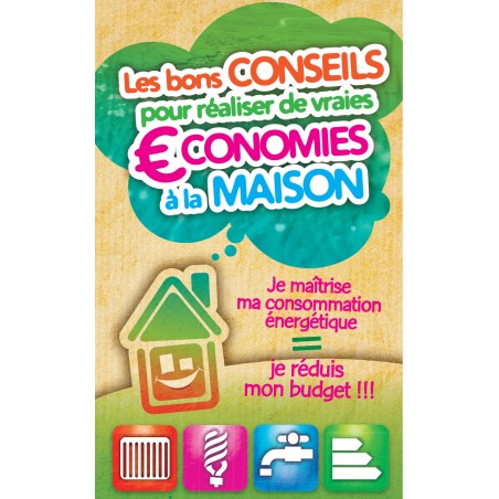 ÉCONOMIES À LA MAISON. Réglette personnalisable Eva®