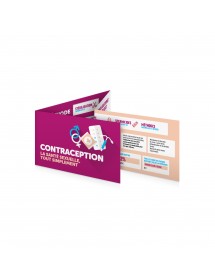 Contracept®. Réglette 4 volets format poche