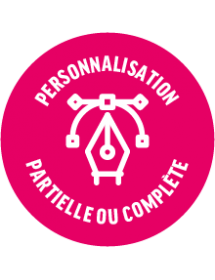 Personnalisez votre support et bénéficiez d'une impression haute définition de votre logo !