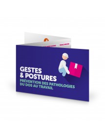 Gestes & Postures®. Réglette 3 volets format poche