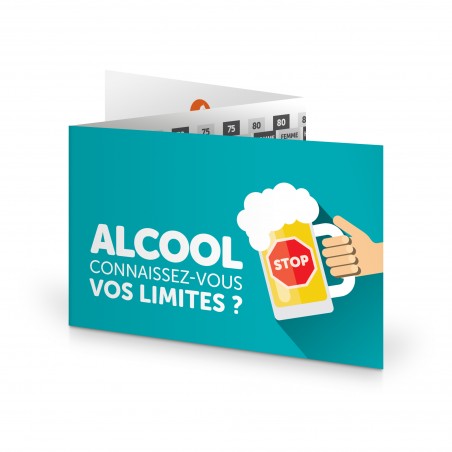 Réglette Zéro-cinq®. Taux d'Alcool à jeun et au cours du repas