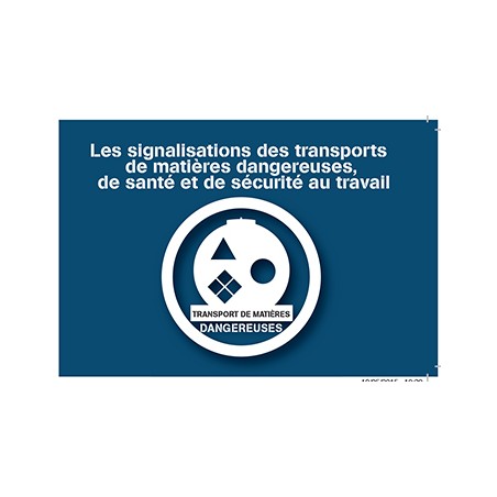 SIGNALISATION DES TRANSPORT DE MATIÈRES DANGEREUSES. Réglette personnalisable TMD®