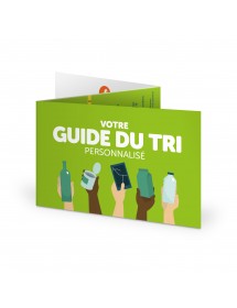 TRI SÉLECTIF. La Gestion Des Déchets De A À Z. Réglette Entièrement Personnalisable Tritapoub® 3 Volets