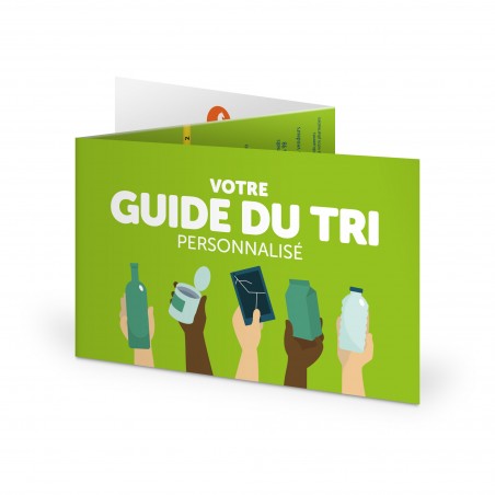 TRI SÉLECTIF. La Gestion Des Déchets De A À Z. Réglette Entièrement Personnalisable Tritapoub® 3 Volets