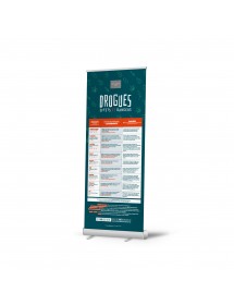 Roll-up personnalisable Toxica® : impression haute définition de votre logo