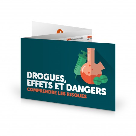 DROGUES - EFFETS ET DANGERS. Comprendre les risques. Réglette Toxica® Dangers