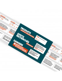 Toxica® Dangers. Réglette 3 volets format poche