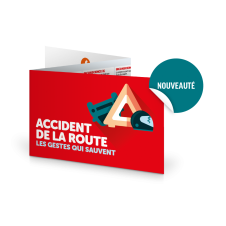 ACCIDENT DE LA ROUTE. Les gestes qui sauvent. Réglette Urgencia® Route