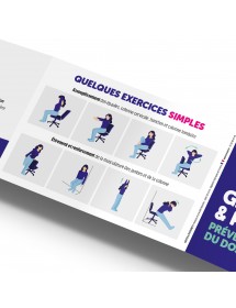 Gestes & Postures®. Réglette 3 volets format poche