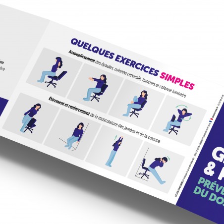 Gestes & Postures®. Réglette 3 volets format poche