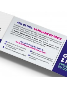 Gestes & Postures®. Réglette 3 volets format poche