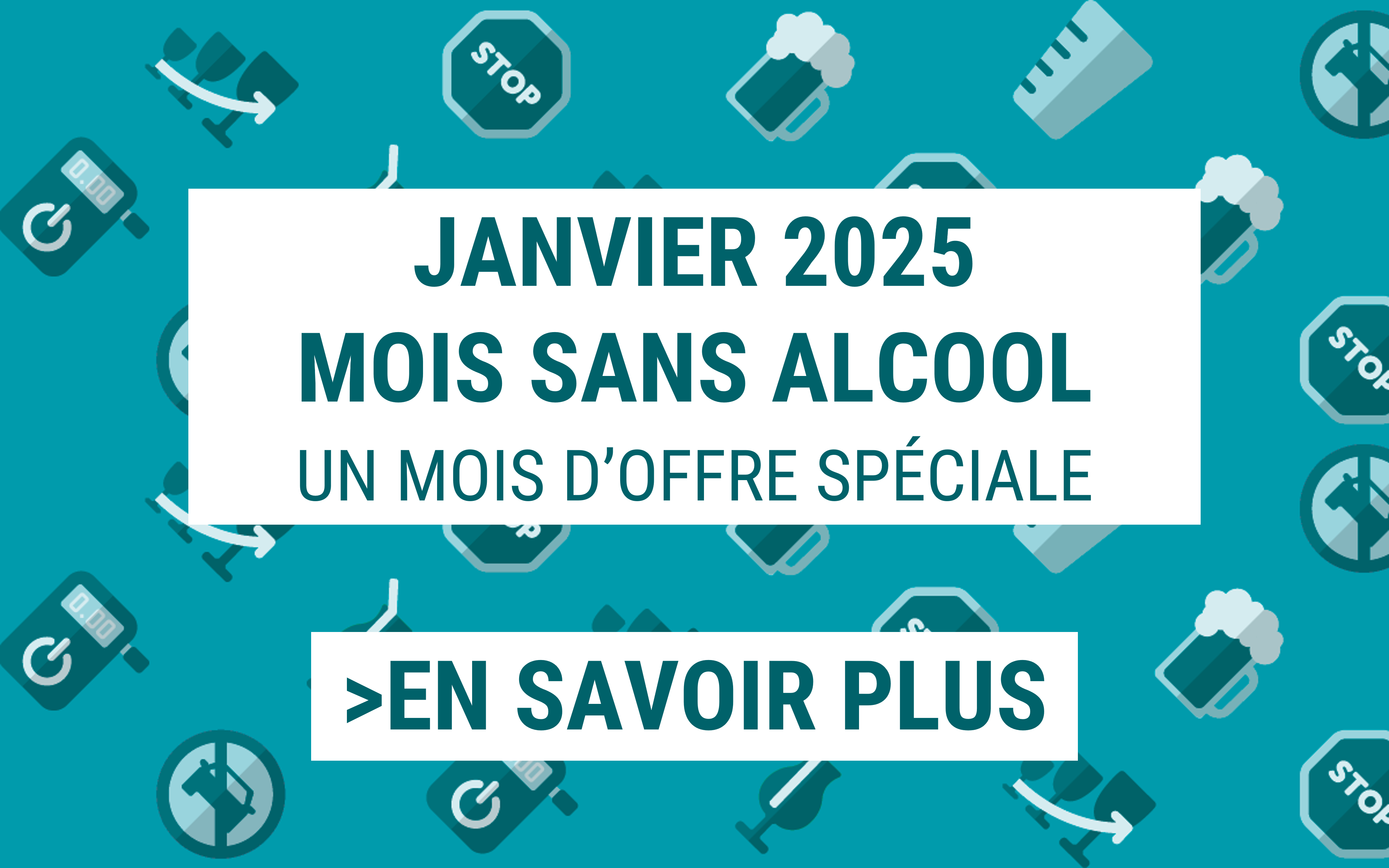 À découvrir ! Un mois d'offre spéciale pour accompagner vos actions du Dry January